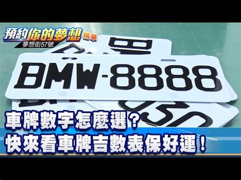 車牌選號吉凶|如何算車牌吉凶、車牌號碼吉凶判斷